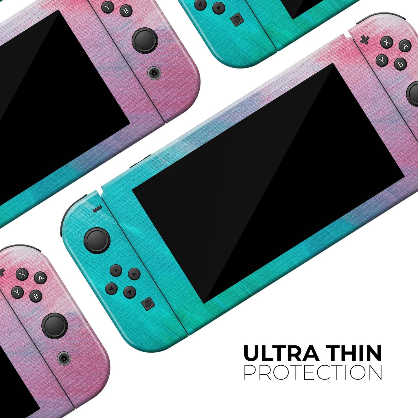 Pastel Marble Surface - Full Body Skin Decal Wrap Kit for Nintendo