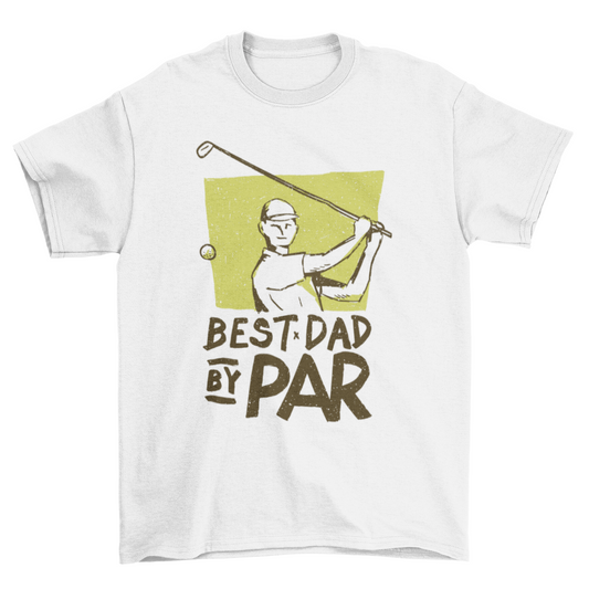 Best Dad Golf T-shirt