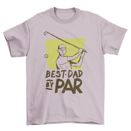 Best Dad Golf T-shirt